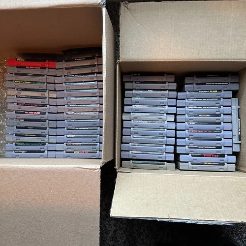 Super Nintendo SNES Authentic Games Build Your Lot! Pick Choose Tested Retro