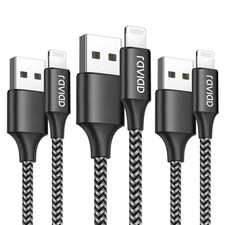 2er Pack Kurze IPhone Ladekabel 30 Cm – MFi Zertifiziert, Nylon Geflochten