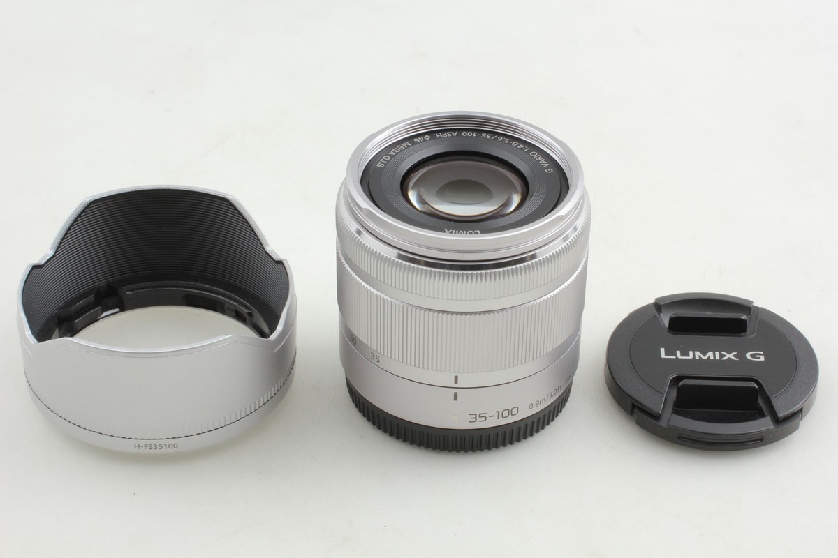 Panasonic Lumix G Vario 35-100mm F4-5.6 ASPH MEGA OIS Lens Silver