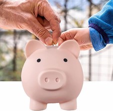 Piggy Bank for Boys Girls Toddlers Kids Adults,Cute Coin Cash Money Box,Unbreak