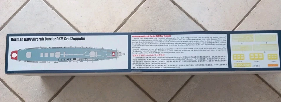 DKM Flugzeugträger Graf Zeppelin / 1:350 - Trumpeter / 05627 - Bild 2 von 3
