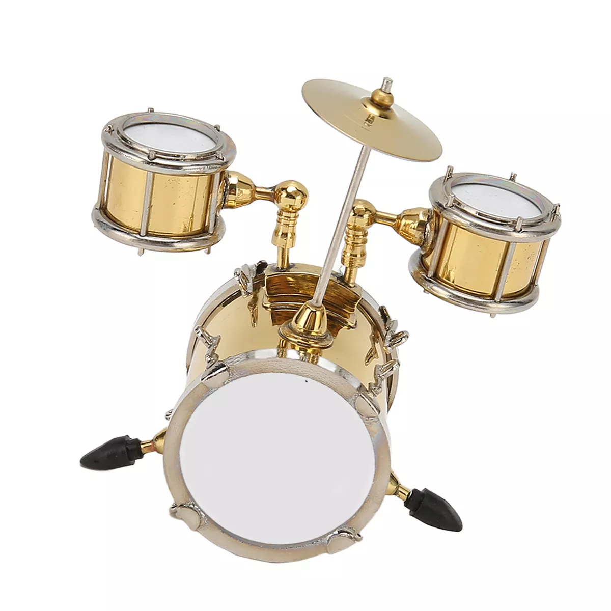 Miniature Drum Set Replica Musical Instrument Model Mini Drum Set