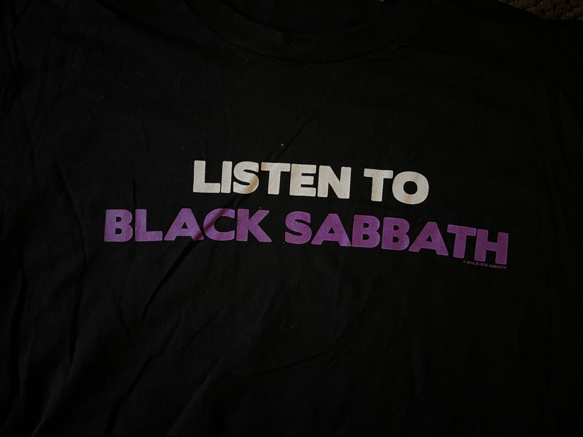 Listen To Black Sabbath T Shirt XL Not The Big Brother Shirt | eBay UK