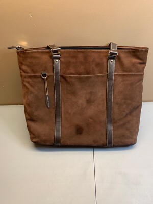 Mobile Edge Chocolate Suede Computer Tote Bag - Fits 15.4'' PC / 17'' MacBook Pro 