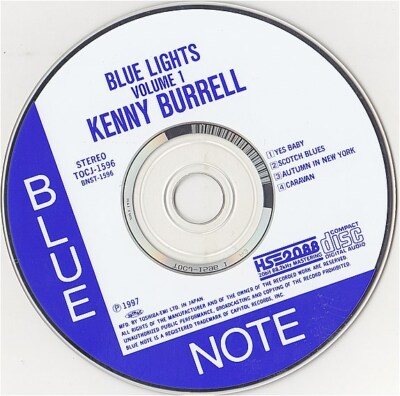 Kenny Burrell Blue Lights, Volume 1 Japan CD Obi 1997 TOCJ-1596 | eBay