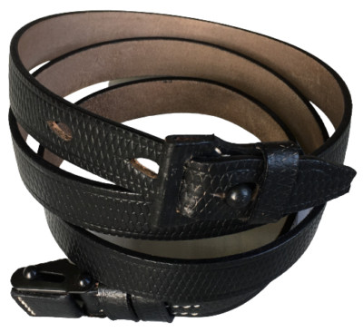German Kar 98 K98 98K k98k Kar98 G41 G43 K43 Black Leather Rifle Sling - Repro