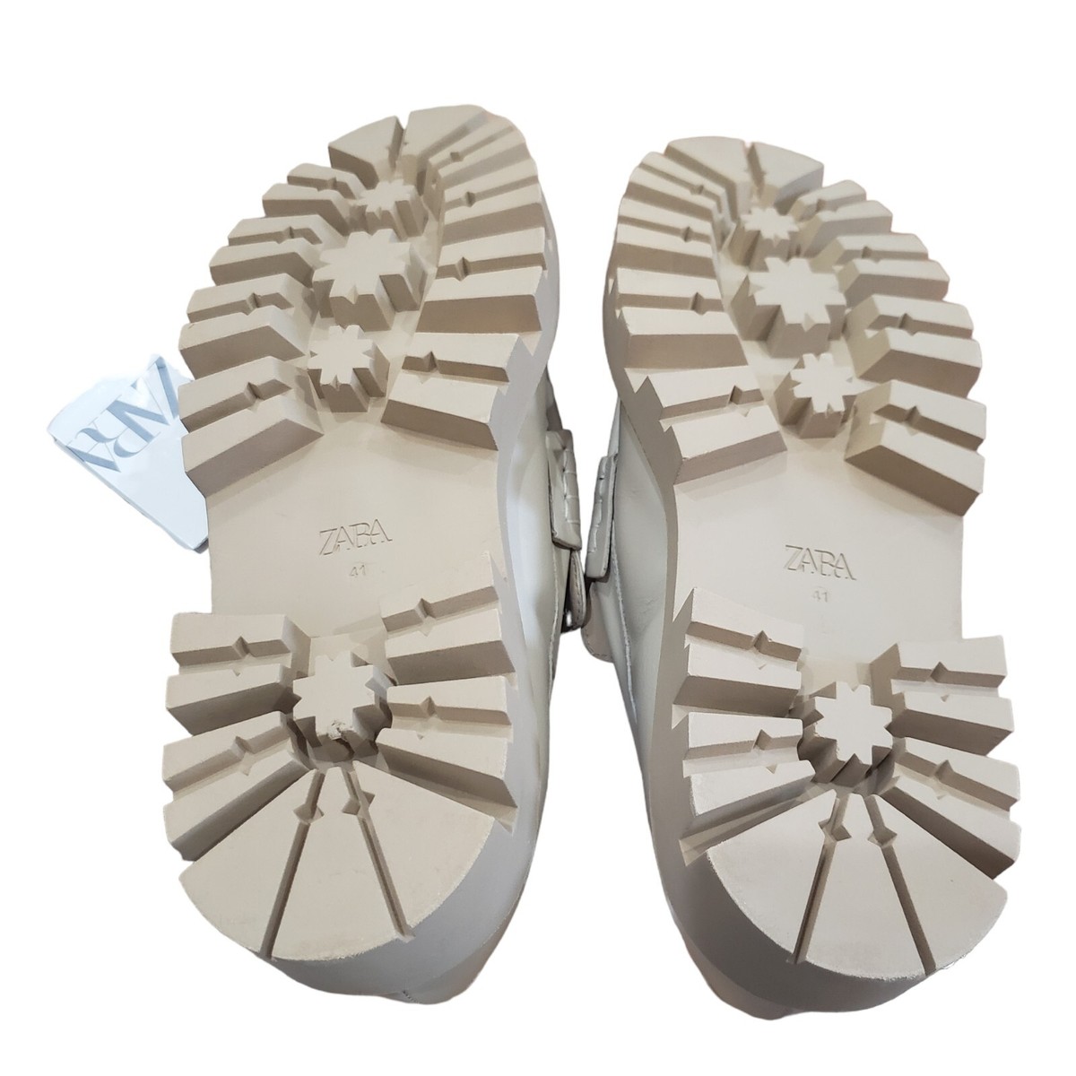 New With Tags Zara Man Lug Soles Shoes. Beige. Size: 10 Zara kids girls shoes lug sole loafers size | Mercari main image 2