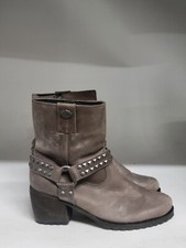 Harley Davidson Tamori Harness Boot Grey Womens Size 8.5M