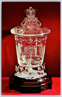 Postcard The Queen's Cup Steuben Glass Corning New York Unposted