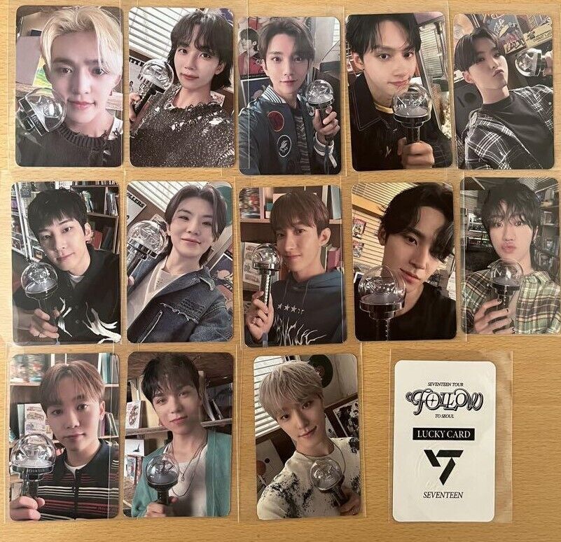 SEVENTEEN TOUR FOLLOW FC CARAT ZONE LTD OFFICIAL PHOTO CARD SEVENTEEN TOUR FOLLOW FC CARAT ZONE LTD OFFICIAL PHOTO CARD