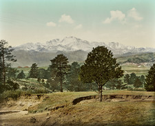 Detroit Publishing Co, William Henry Jackson, Pike's Peak, Colorado phot