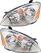 For 2002-2004 Nissan Altima Headlight Halogen Set Driver And Passenger Side For 2002-2004 Nissan Altima Headlight Halogen Set Driver And Passenger Side