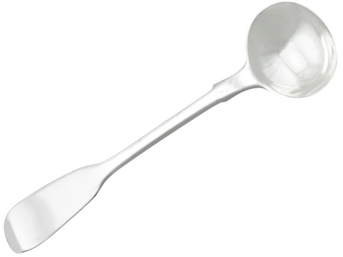 Antique Victorian Sterling Silver Mustard Pot (1844) - Foto 8 di 15