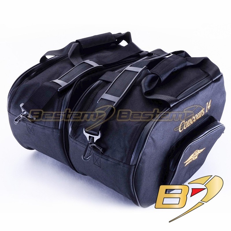 金目黒製作所　Pouch S size ＋ L size set . Kawasaki Concours 14 GTR1400 Saddlebag Side Case Liner Bags Liners
