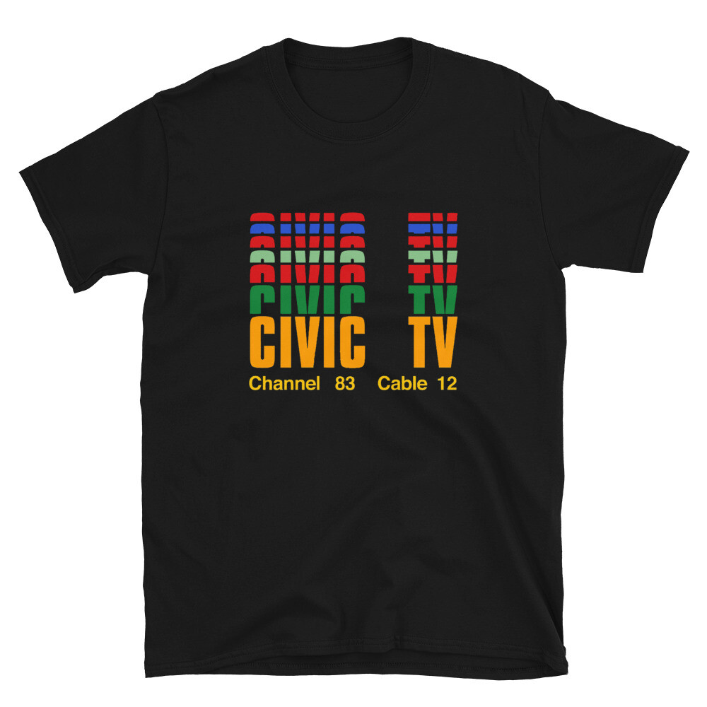 Civic TV - Videodrome - limited edition classic black tribute t-shirt ...