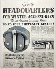 1937 Chevrolet Winter Heater Original Print Ad Life Magazine 30s 1937 Chevrolet Winter Heater Original Print Ad Life Magazine 30s