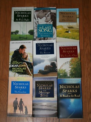 Lot 9 book Nicholas Sparks Guardian Lucky Bend At First Rescue Last Choice John