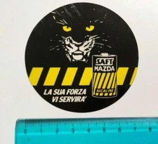 SAFT STICKER MAZDA ALKALINE STICKER STICKER VINTAGE 80s ORIGINAL