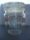 Antique Vintage Paneled Clear Glass Cigar HUMIDOR Patented December 7, 1915 — photo 1