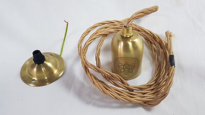 NEU Lee Broom Messing Leuchte Pendelleuchte - Deckenrosette, Lampenfassung und Gold