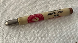 Vintage Advertising Bullet Pencil - Crow's Hybrid Corn - Milford Illinois
