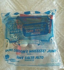 McDonalds Toy Story 4 Duke Caboom's Wheeeee Jump Toy 2019