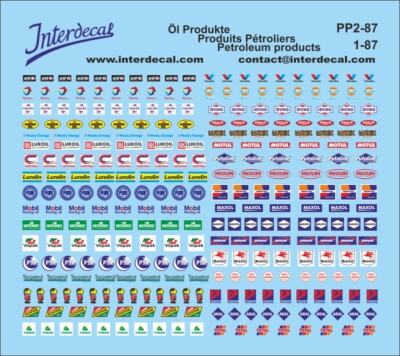 Décalcomanies Gulf Produits Pétroliers - Échelle 1/87 - 120x80 Mm - INTERDECAL - Neuf