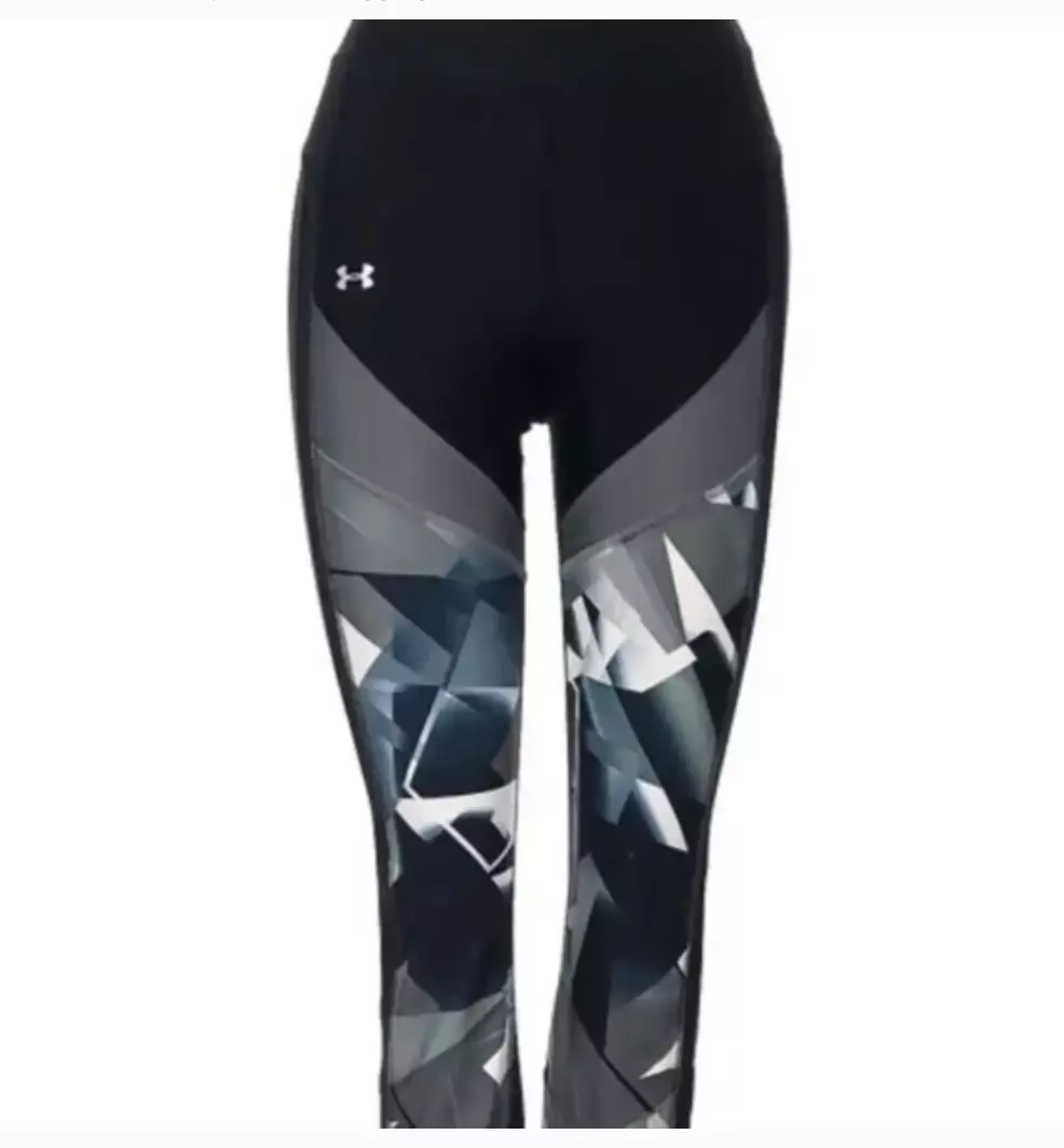 Under Armour UA HeatGear Printed Cropped Leggings 1305968-003