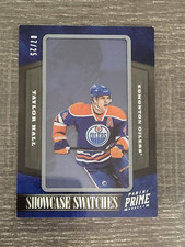2012-13 Panini Prime Showcase Swatches Taylor Hall #28 Edmonton Oilers /25