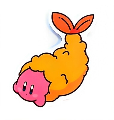 Nintendo KIRBY Dream Land Adventures Epic Yarn Anime Water Resistant Sticker
