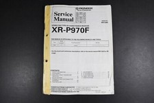 Pioneer XR-P970F Stereo CD Cassette Receiver Service Manual - Genuine Original