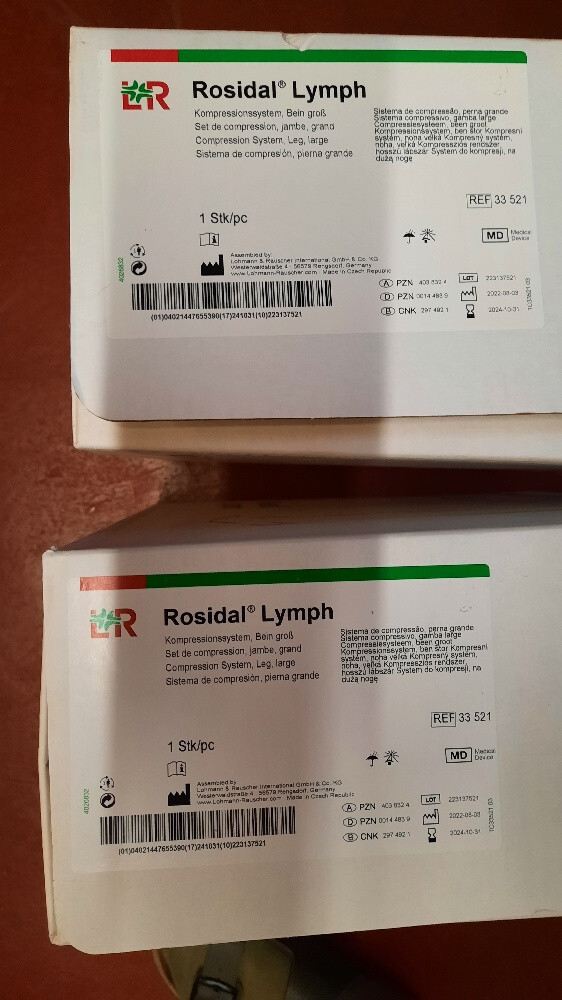 Rosidal Lymphset 2 Bein groß PZN 0066 677 9 ( 2 Sets)
