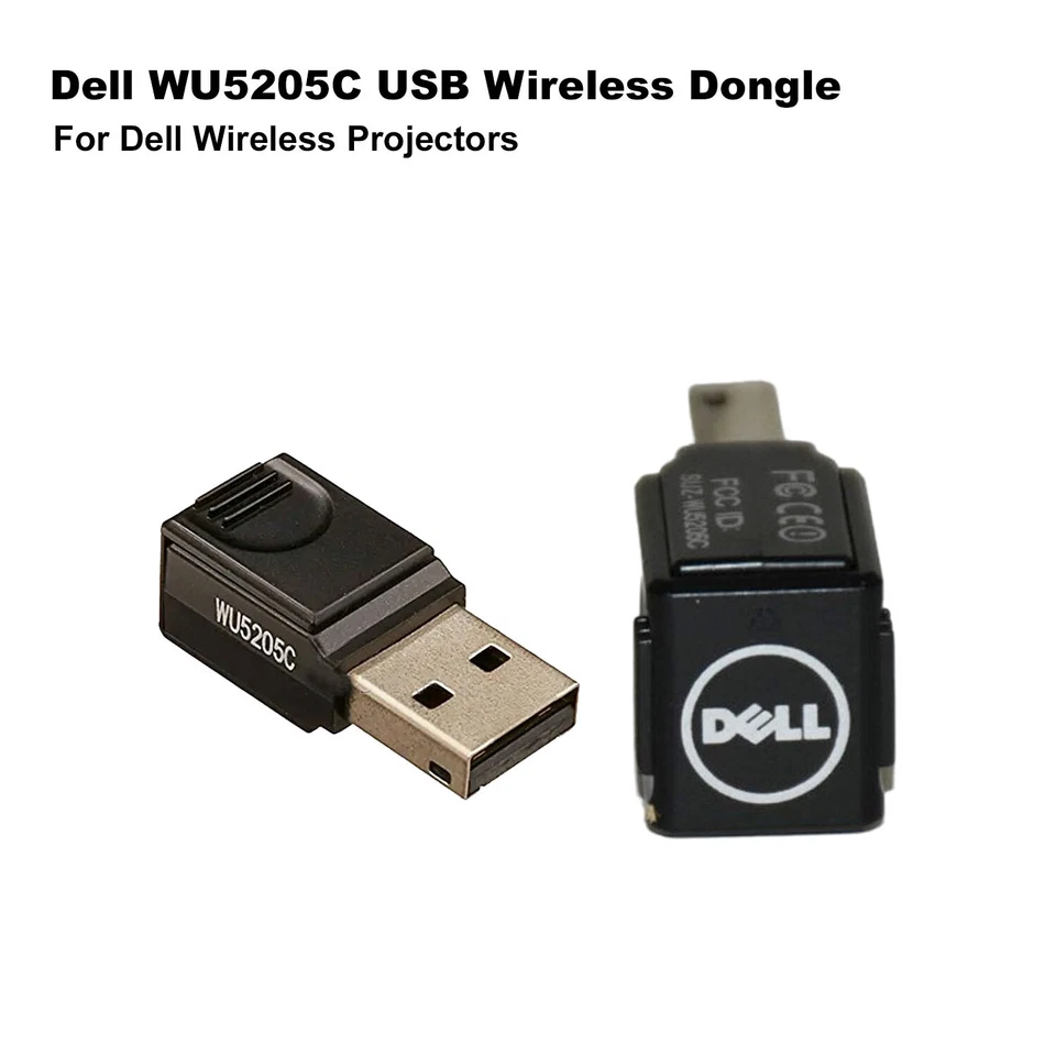 New Dell WU5205C Wi-Fi Adapter USB 2.0 Wireless Projector Dongle 2.4GHz YVYD7 - Image 2 of 4