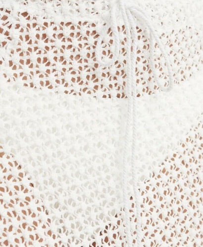 NWT NIGHTCAP FREE PEOPLE *ISLA* WHITE CROCHET SWIM SKIRT MAXI COVERUP SKIRT M - Picture 4 of 9