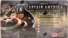 2011 UPPER DECK MARVEL CAPTAIN AMERICA THE FIRST AVENGER MOVIE CARD BOX NEW