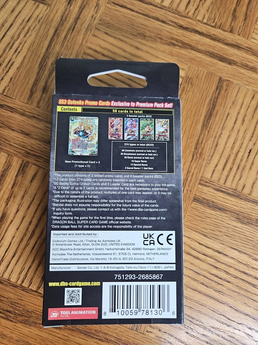 Dragon Ball Super Card Game Zenkai Ex Series Critical Blow Booster Pack