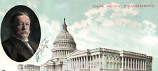 Original President Campaign Advertising Our Next President Vintage Postcard P35