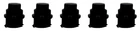 (5) 2004-2012 CHEVY MALIBU 12X1.5 BLACK LUG NUT COVERS FOR HUBCAPS