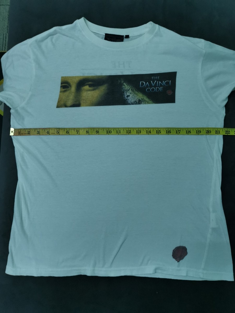 VINTAGE 2006 THE DAVINCI CODE MOVIE PROMO TOM HANKS CINEMA WHITE T