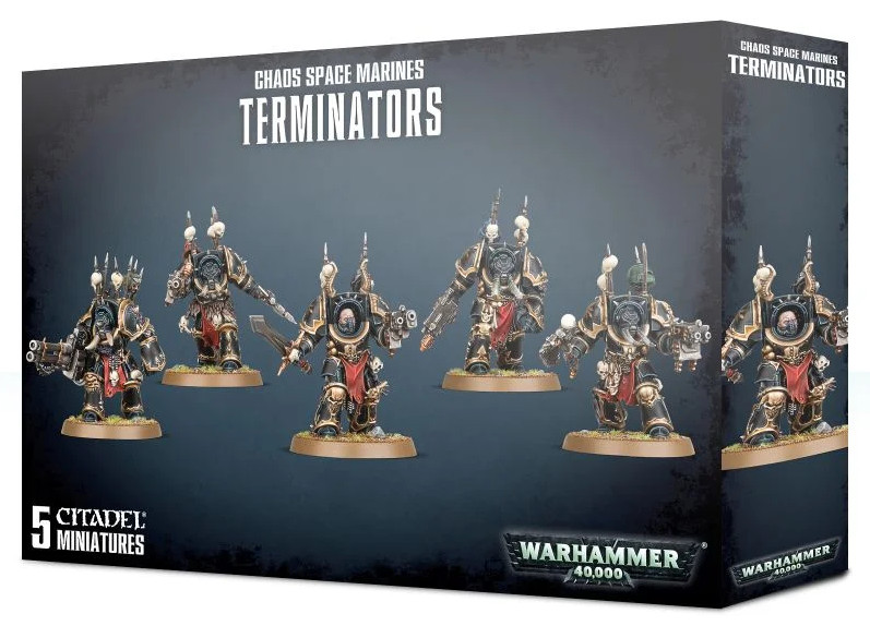 Warhammer 40K Отряд терминаторов космических десантников Хаоса Warhammer 40K НОВЫЙ в КОРОБКЕ Огнеметный жнец 12290₽