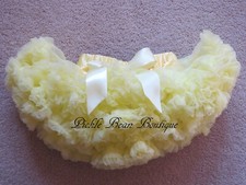 New 12-18 mo Yellow Pettiskirt Tutu Baby Girls Skirt