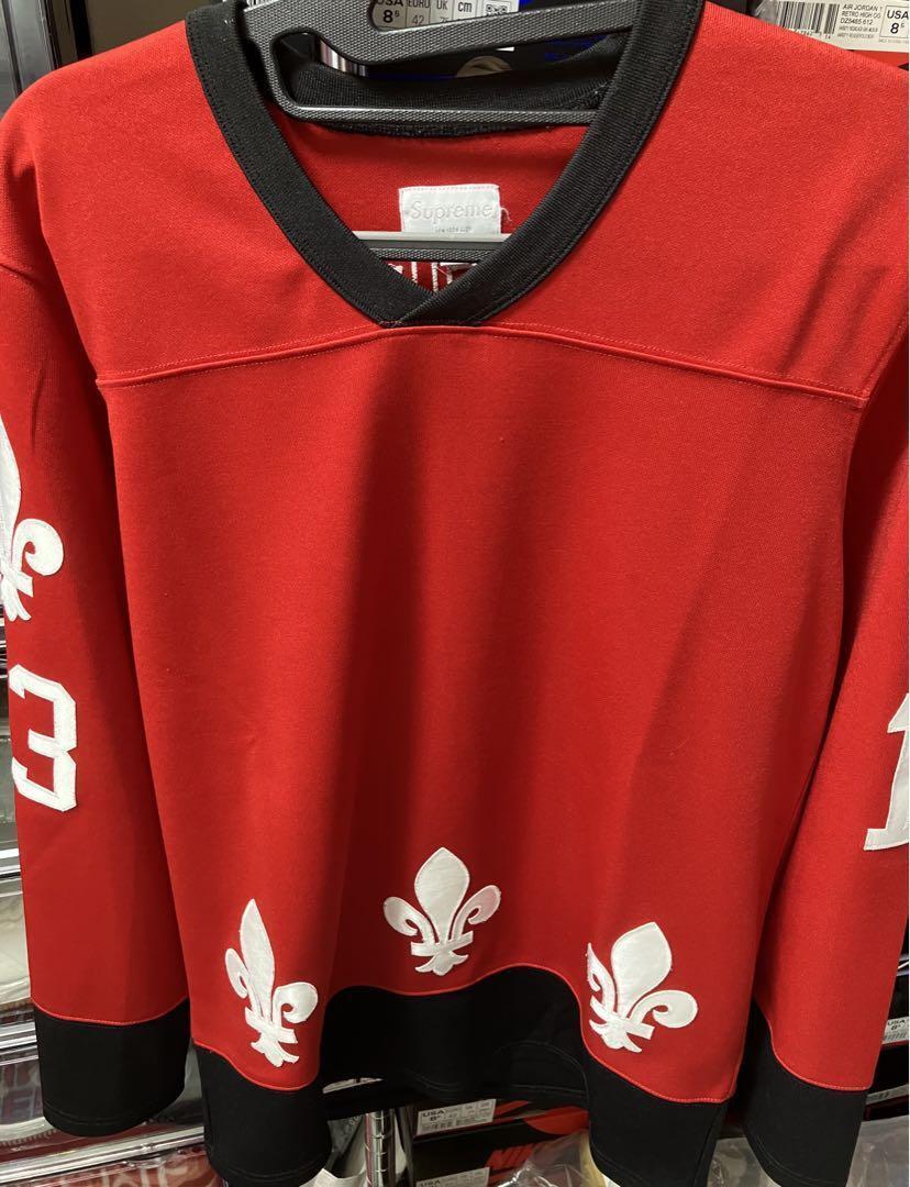 Supreme Fleur de Lis Hockey Top Jersey Red Size S FW13 | eBay Supreme Fleur de Lis Hockey Top Jersey Red Size S FW13 | eBay