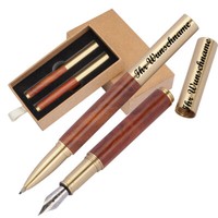 Schreibset Mit Mini FüLlfederhalter Und Rollerball Mit Namensgravur