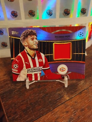 Ricardo Pepi 299/299 Player-worn Patch Relic Topps UCC Flagship PSV Eindhoven -