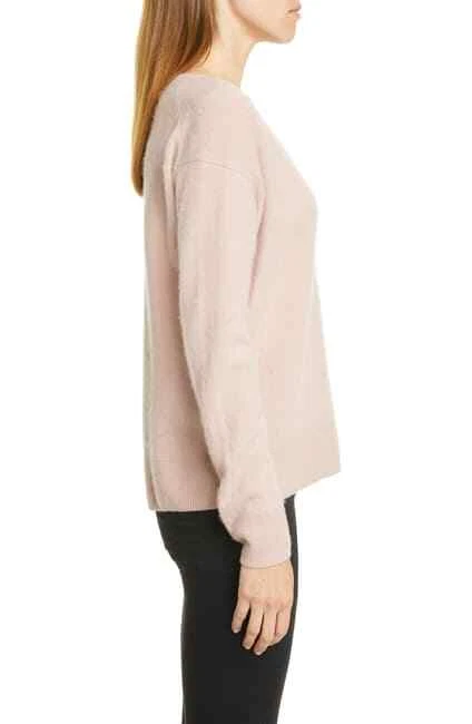 Новый Nordstrom подпись v-образным вырезом кашемир пуловер в розовый - размер M #S1760 - Изображение 4 из 4