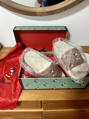 グッチのGGスプリーム ミッキーマウス スライドサンダル Gucci x Disney GG Supreme Mickey Mouse Slides Sandals (Size 36) | eBay