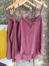 Brand New Torrid Layered Cami Tank Top Embroidered Floral Pattern 00/5/6