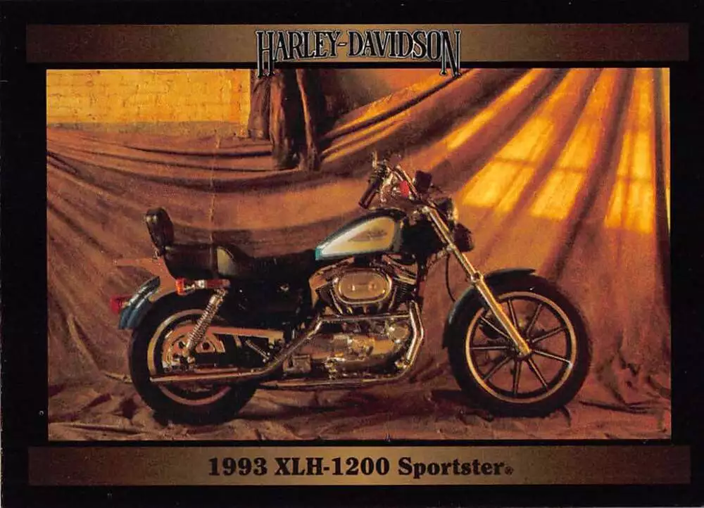 1992 93 Collect A Card Harley Davidson 248 1993 XLH 1200