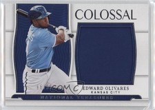2022 Panini National Treasures Colossal Materials 66/99 Edward Olivares 0yx2