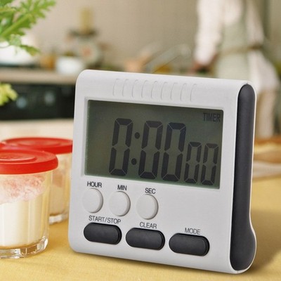LCD Digital Large Kitchen Cooking Timer Count-Down Up Clock Loud Alarm Magnetic